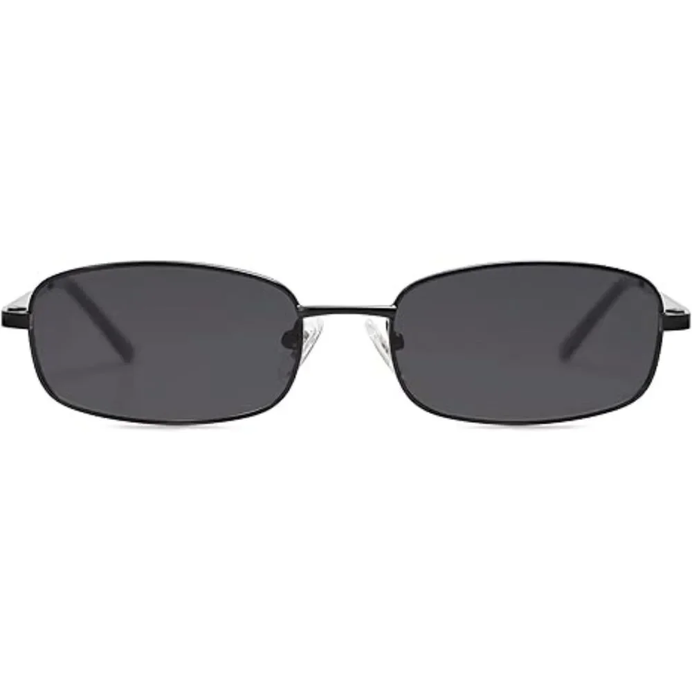 Trendy Small Y2K Rectangle Sunglasses for Women and Men Retro SJ1187